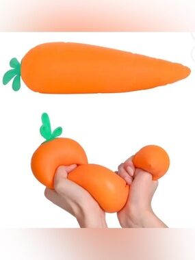SQUEEZY XL CARROT SQUISH - SINGLE SQUISH - NO CANCELS